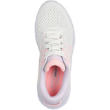 Skechers Womens D'Lux Walker 2.0 Active Pace Trainer Off White/Pink