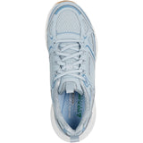 Skechers Womens Edgeride Silver Eclipse Trainers Blue