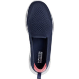Skechers Womens GO WALK 7 - Vina Shoe Navy/Coral