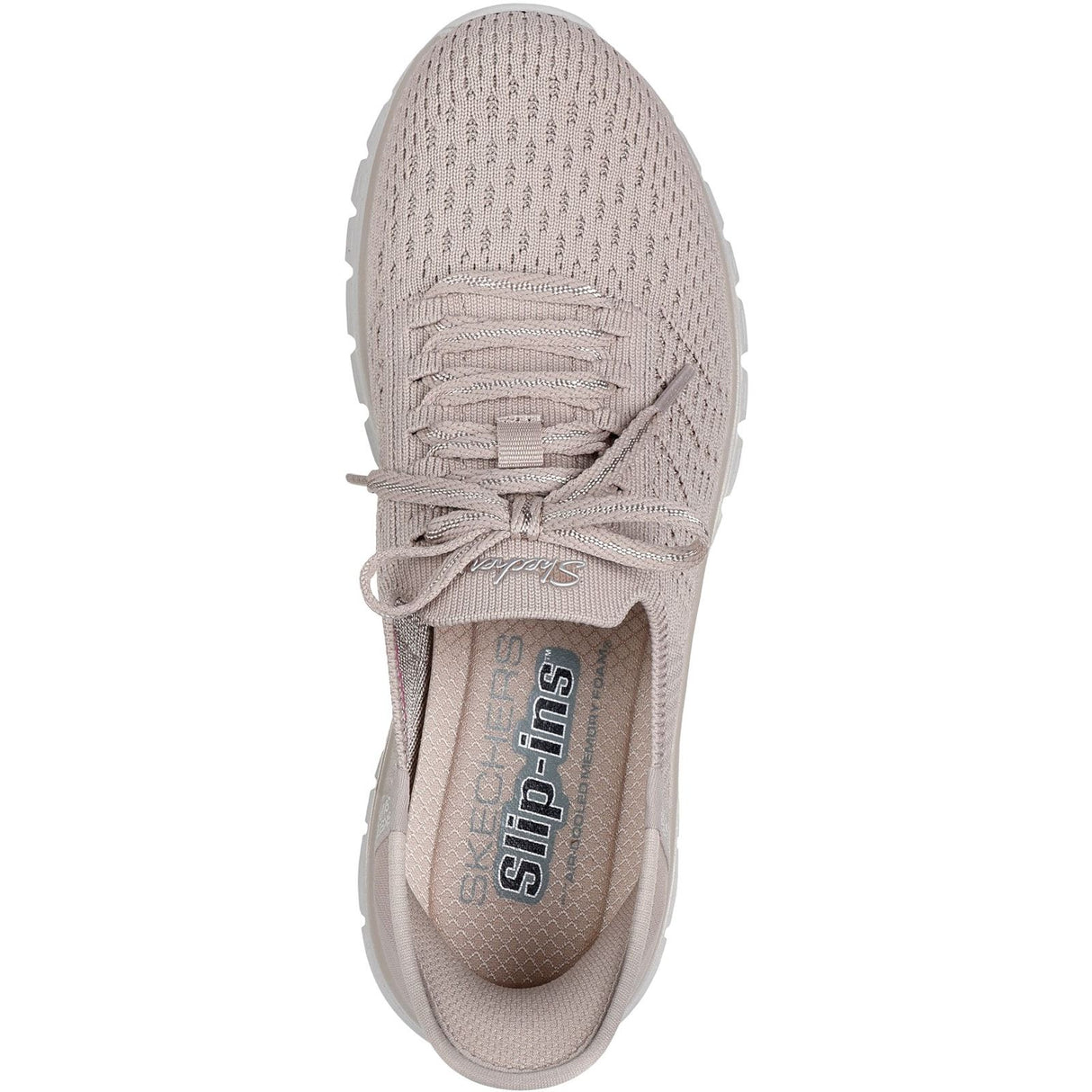Skechers Womens Graceful First Blush Trainer Taupe