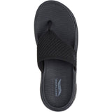 Skechers Womens Go Walk Arch Fit 2.0 Sandal Black
