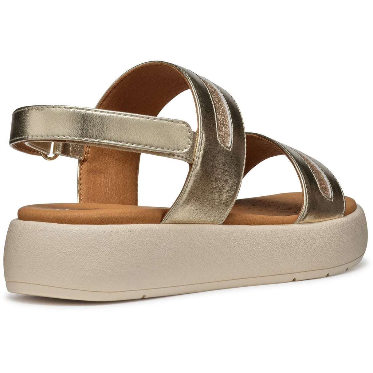 Geox Womens D CAMALEI SANDALS Light Gold
