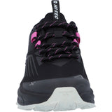 Hi-Tec Womens Fuse Trail Low Trainers Black/Cool Grey/Cyclamen