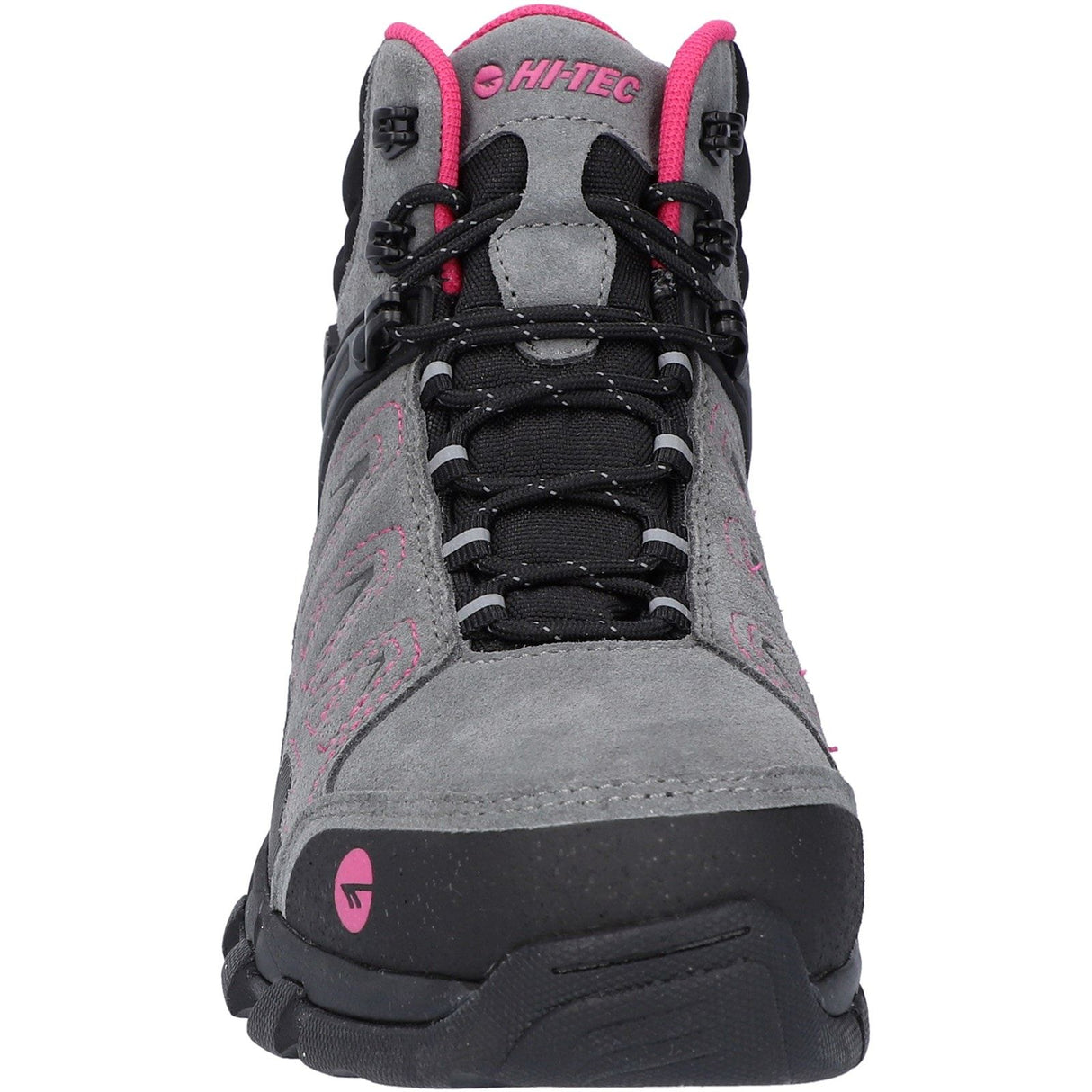 Hi-Tec Womens V-Lite Explorer WP Hiking Boots Grey/Fuchsia
