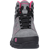 Hi-Tec Womens V-Lite Explorer WP Hiking Boots Grey/Fuchsia