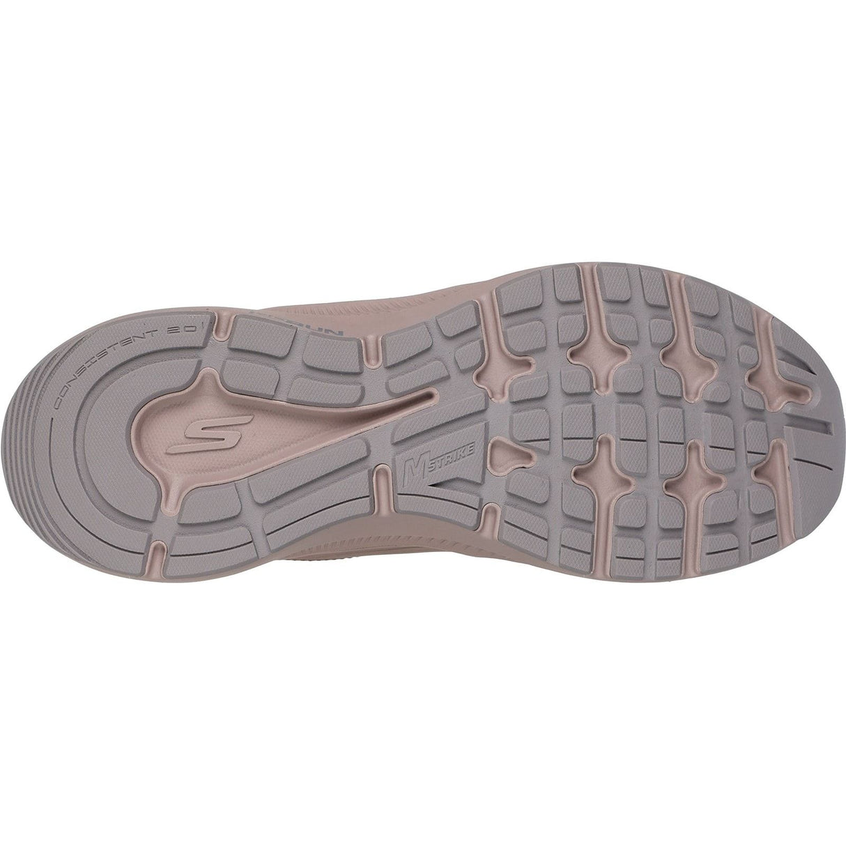 Skechers Womens GO RUN Consistent 2.0 Advantage Trainer Light Brown/Gold