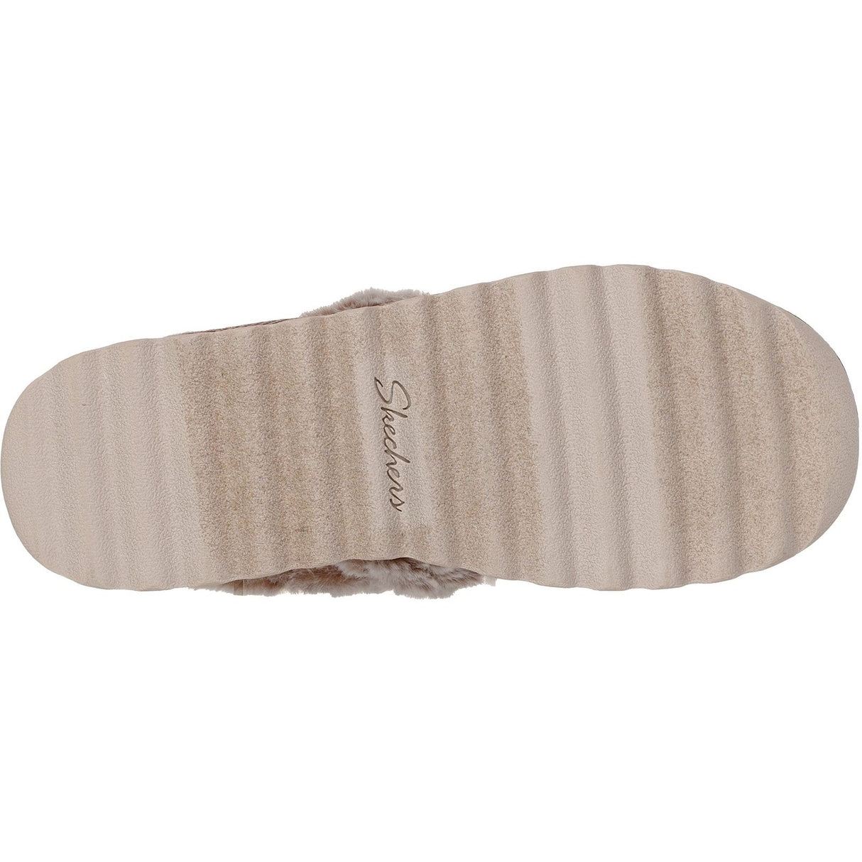 Skechers Womens Cozy Up Slippers Taupe