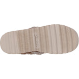 Skechers Womens Cozy Up Slippers Taupe