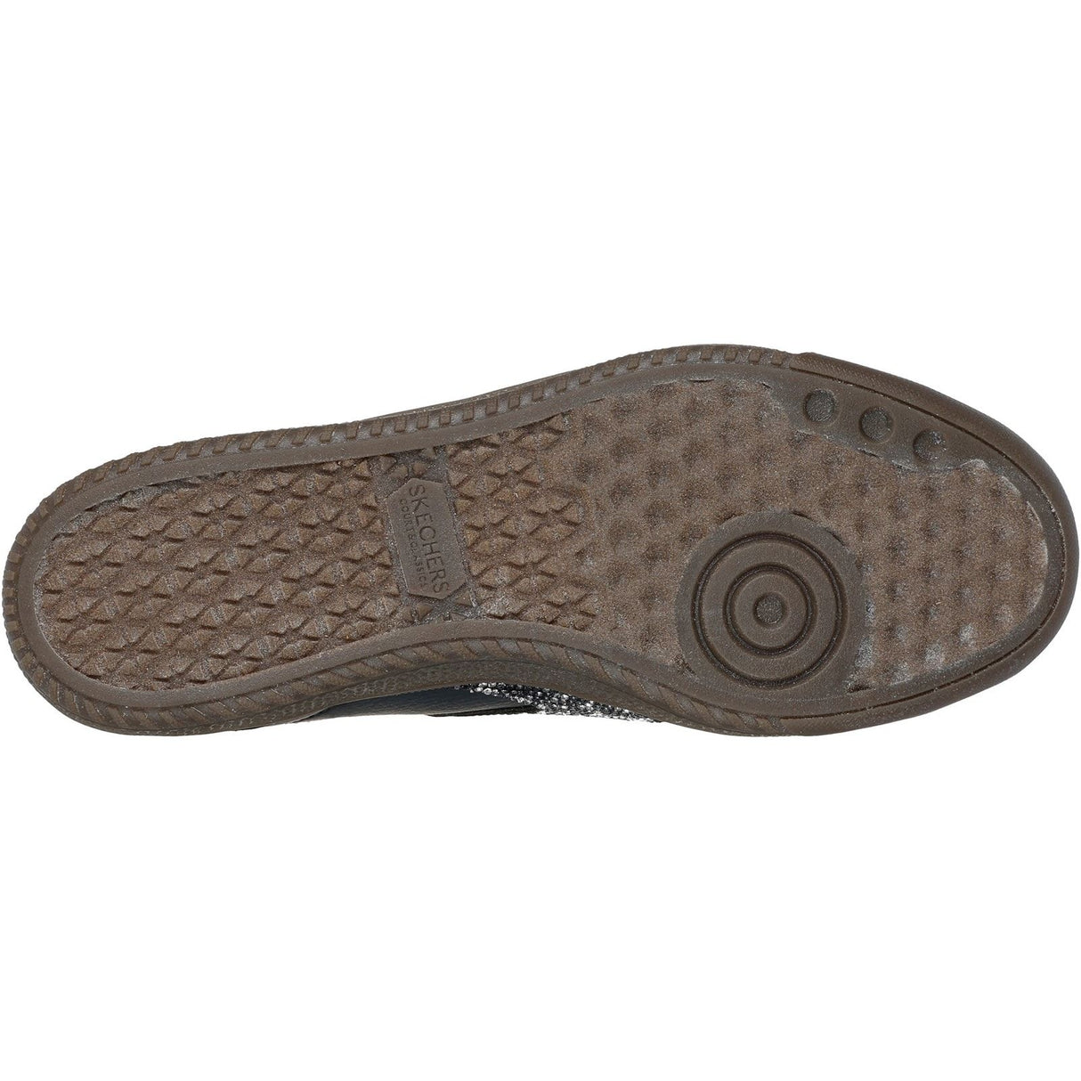 Skechers Womens Hotshot Shimmering Spots Trainer Black/White