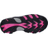 Hi-Tec Girls Blackout Low Boots Dark Forest/India Ink/Pink