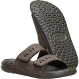 HEYDUDE Mens Wave 2 Strap Slide Major Brown
