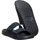 HEYDUDE Mens Wave 2 Strap Slide Black/Black
