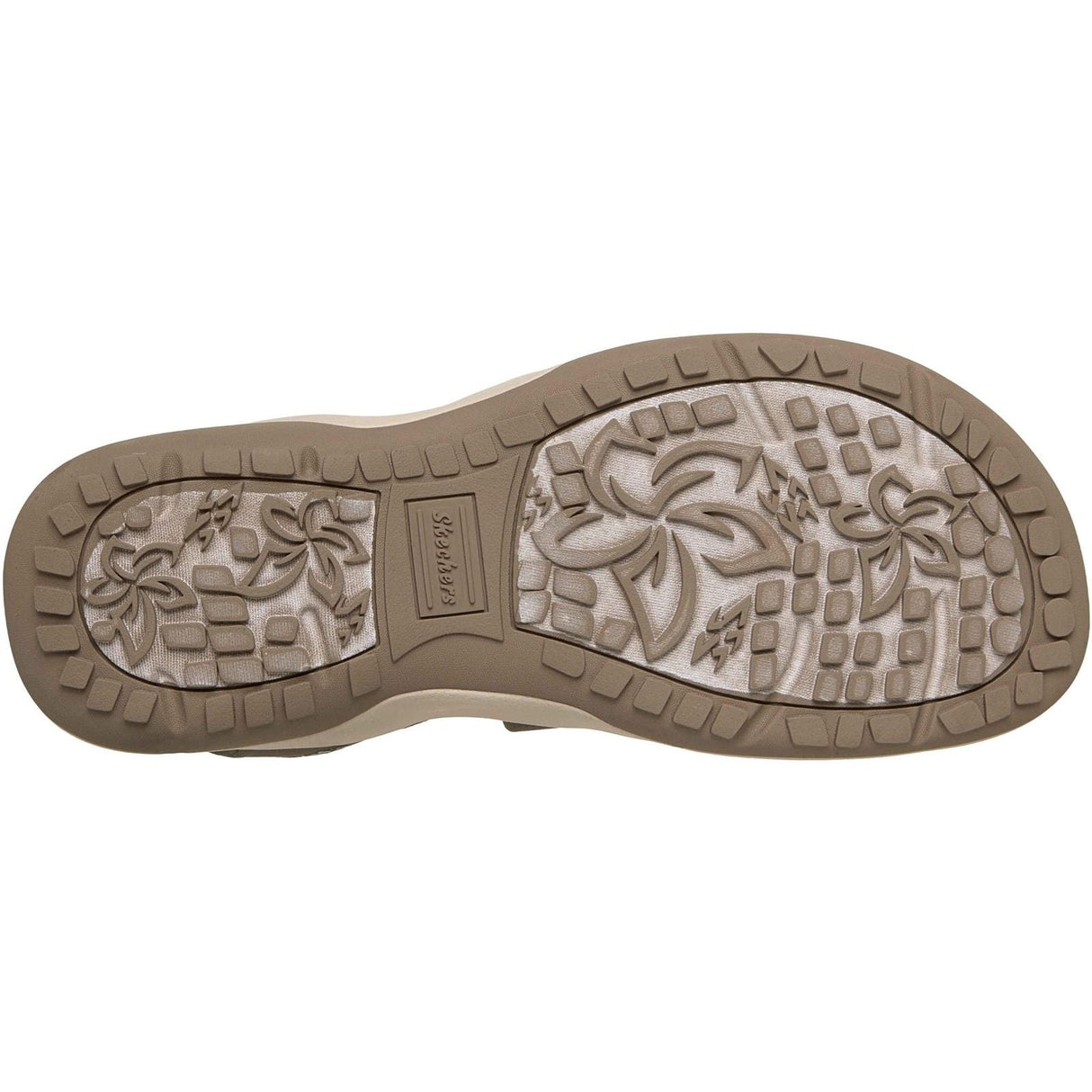 Skechers Womens Reggae Slim Stretch Flex Sandal Olive