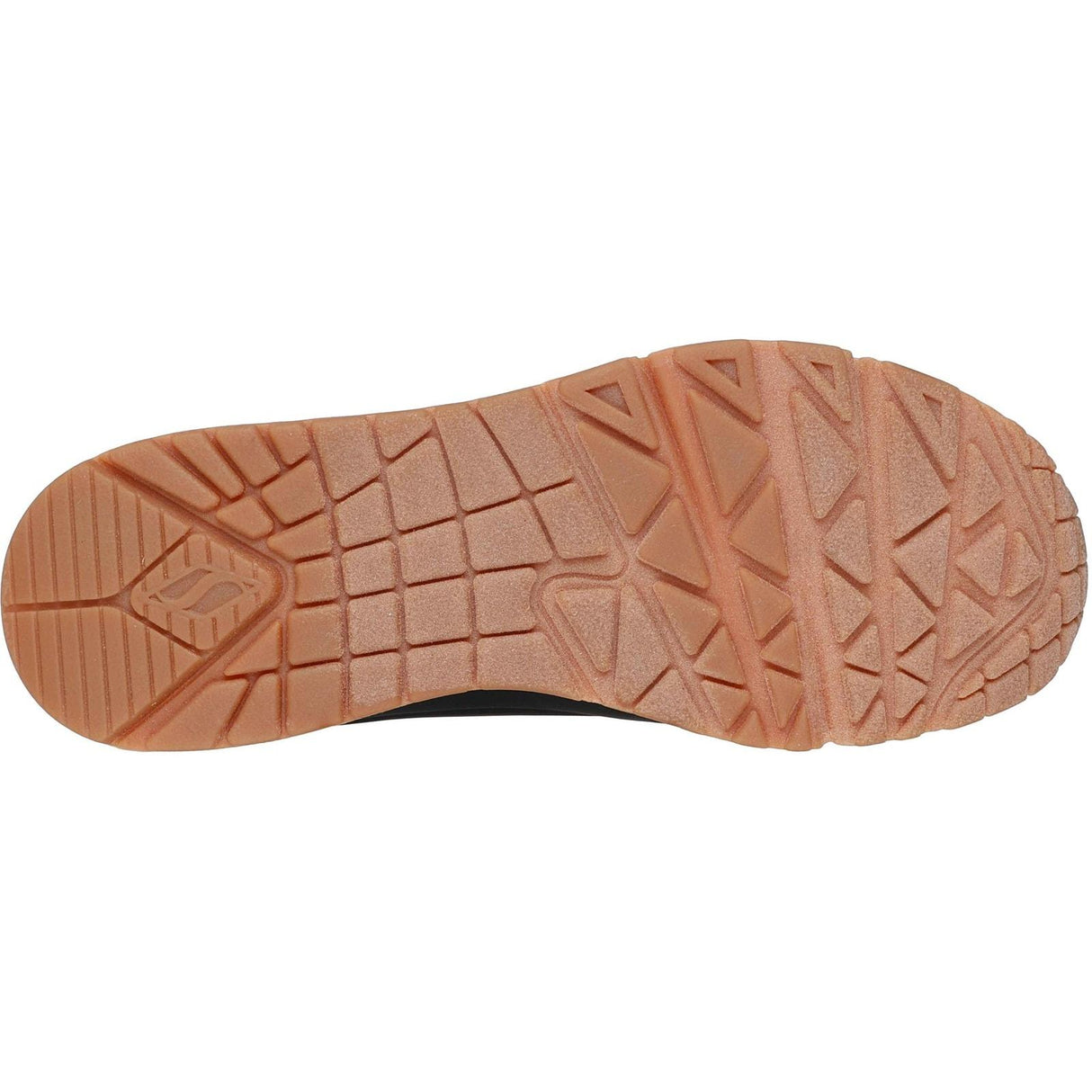 Skechers Womens UNO - Jungle Nite Trainer Black/Leopard