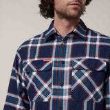 Hard Yakka Mens Core Flannel Shirt Navy