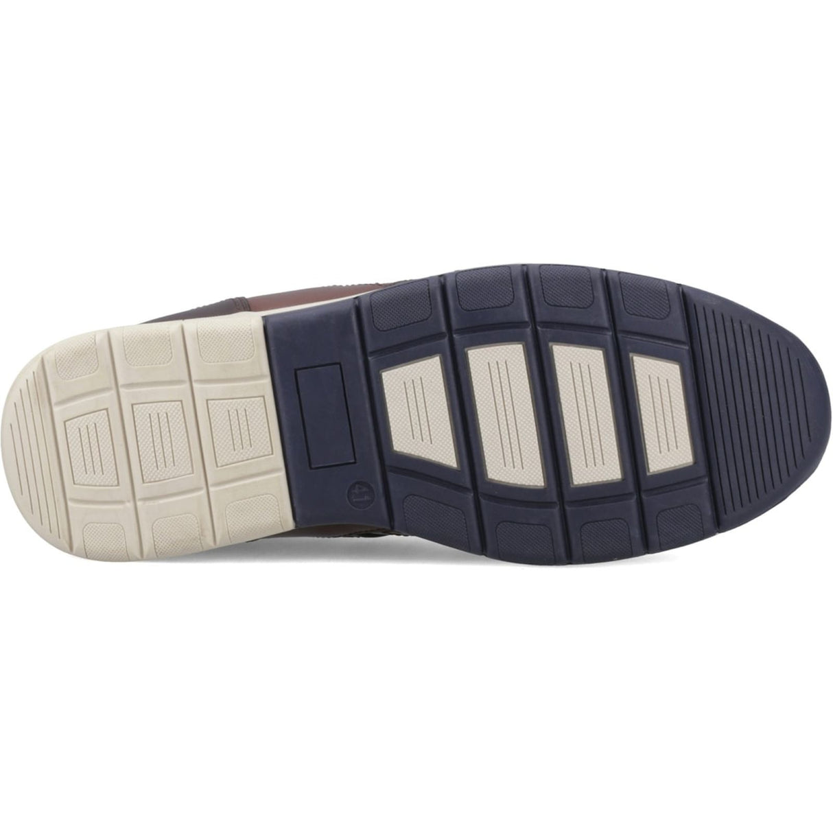 Pod Mens Arrow Casual Shoe Navy/Tan