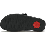 Fitflop Womens Lulu Flower Cross Slides Black