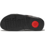 Fitflop Womens Lulu 2 Bar Glitter Sandal Black/Multi