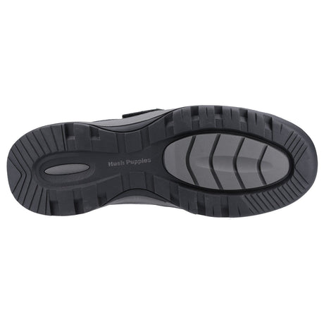 Hush Puppies Mens Casper Touch Fastening Shoes Black