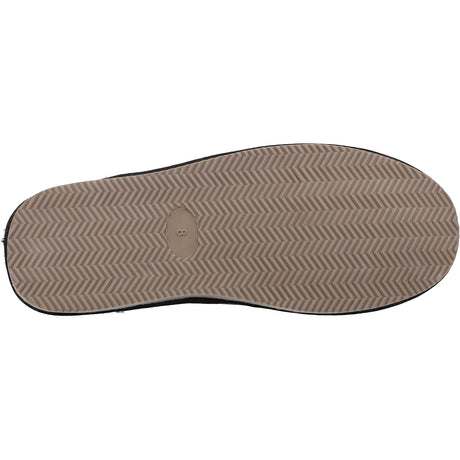 Hush Puppies Mens Coady Leather Slipper Black