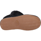 Hush Puppies Womens Ashleigh Slipper Bootie Black
