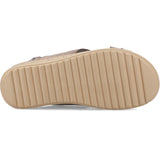 Hush Puppies Womens Elena Cross Over Wedge Sandal Fossil