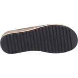 Hush Puppies Womens Elissa Toepost Sandal Black