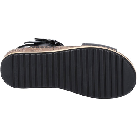 Hush Puppies Womens Ellie Wide Sandal Black
