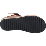 Hush Puppies Womens Ellie Wide Sandal Tan