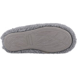 Hush Puppies Womens Good Slipper Teddy Mule Grey