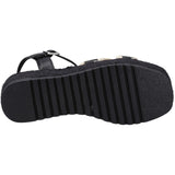 Hush Puppies Womens Jemma Espadrille Sandal Black