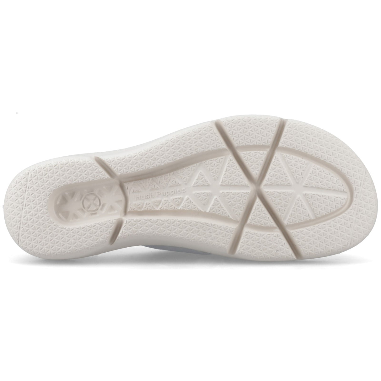Hush Puppies Womens Uplift Crossover Slide Silver