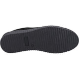 Hush Puppies Womens Tamsin Suede Trainer Black