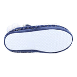 Divaz Womens Saturn Knitted Bootie Slipper Navy