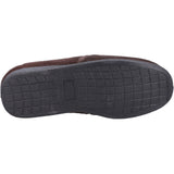 Fleet & Foster Mens Tim Twin Gusset Slipper Brown