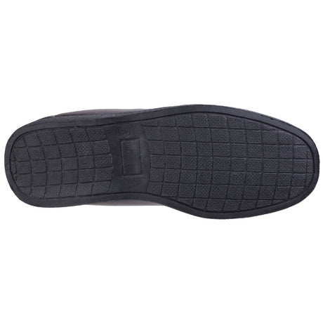 Fleet & Foster Mens Visa Twin Gusset Slipper Brown