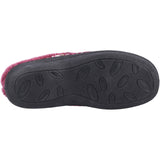Fleet & Foster Womens Buzzard Mule Slipper Burgundy