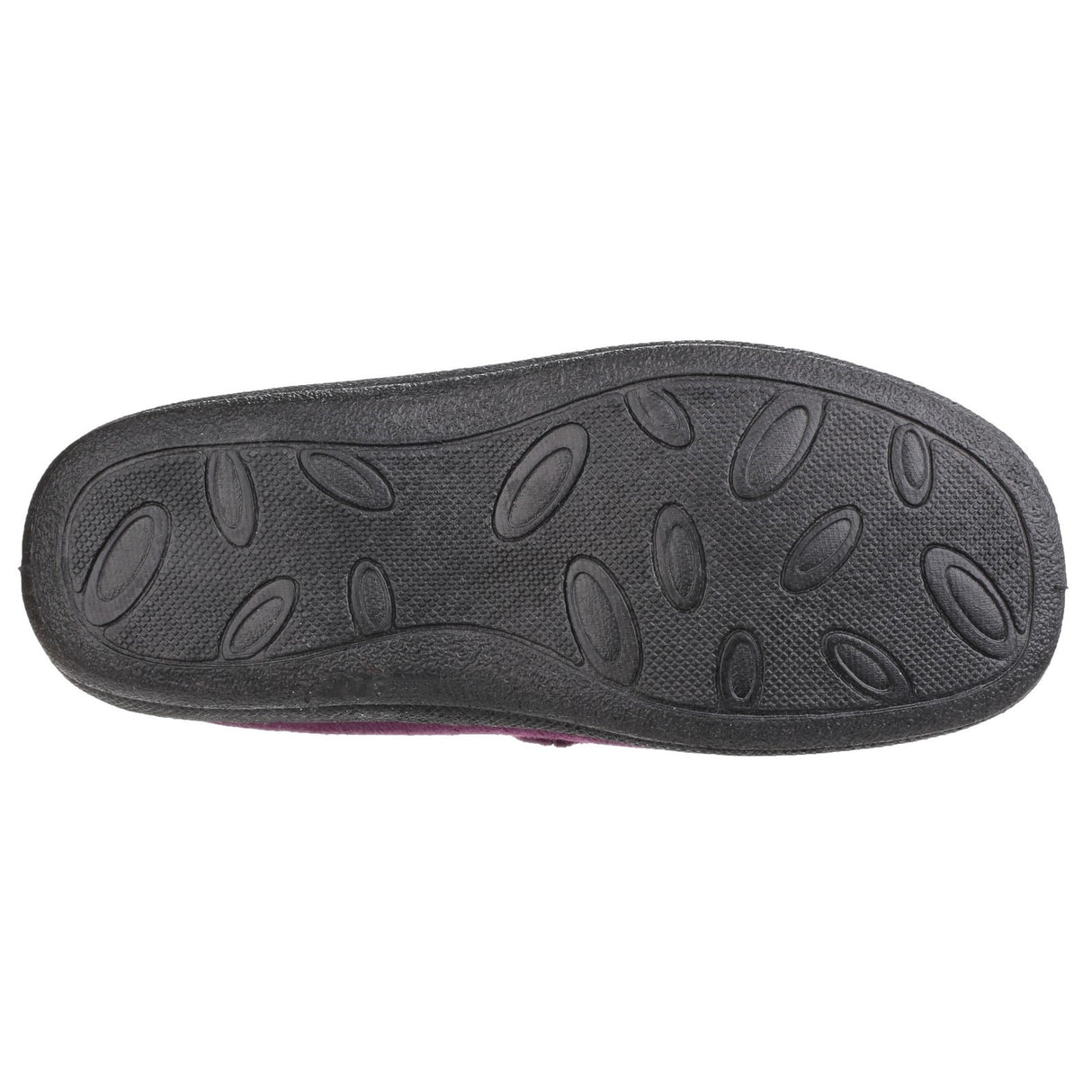 Fleet & Foster Womens Capa Touch Fastening Memory Foam Slipper Plum