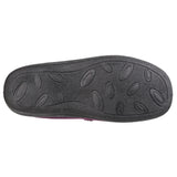 Fleet & Foster Womens Capa Touch Fastening Memory Foam Slipper Plum