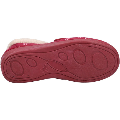 Fleet & Foster Womens Tunnis Slippers Berry