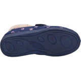 Fleet & Foster Womens Tunnis Slippers Navy