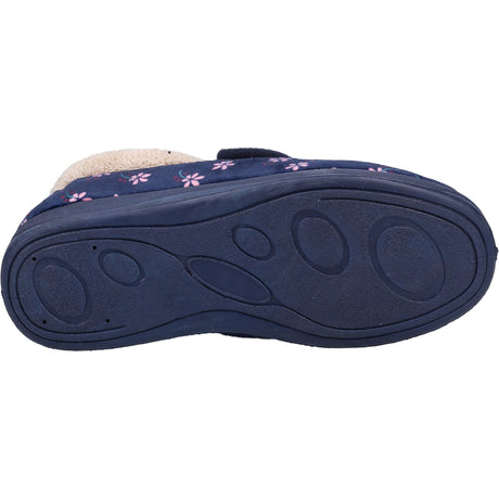 Fleet & Foster Womens Tunnis Slippers Navy