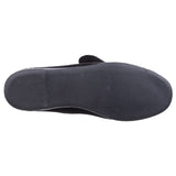 GBS Womens Audrey Touch Fastening Slipper Black