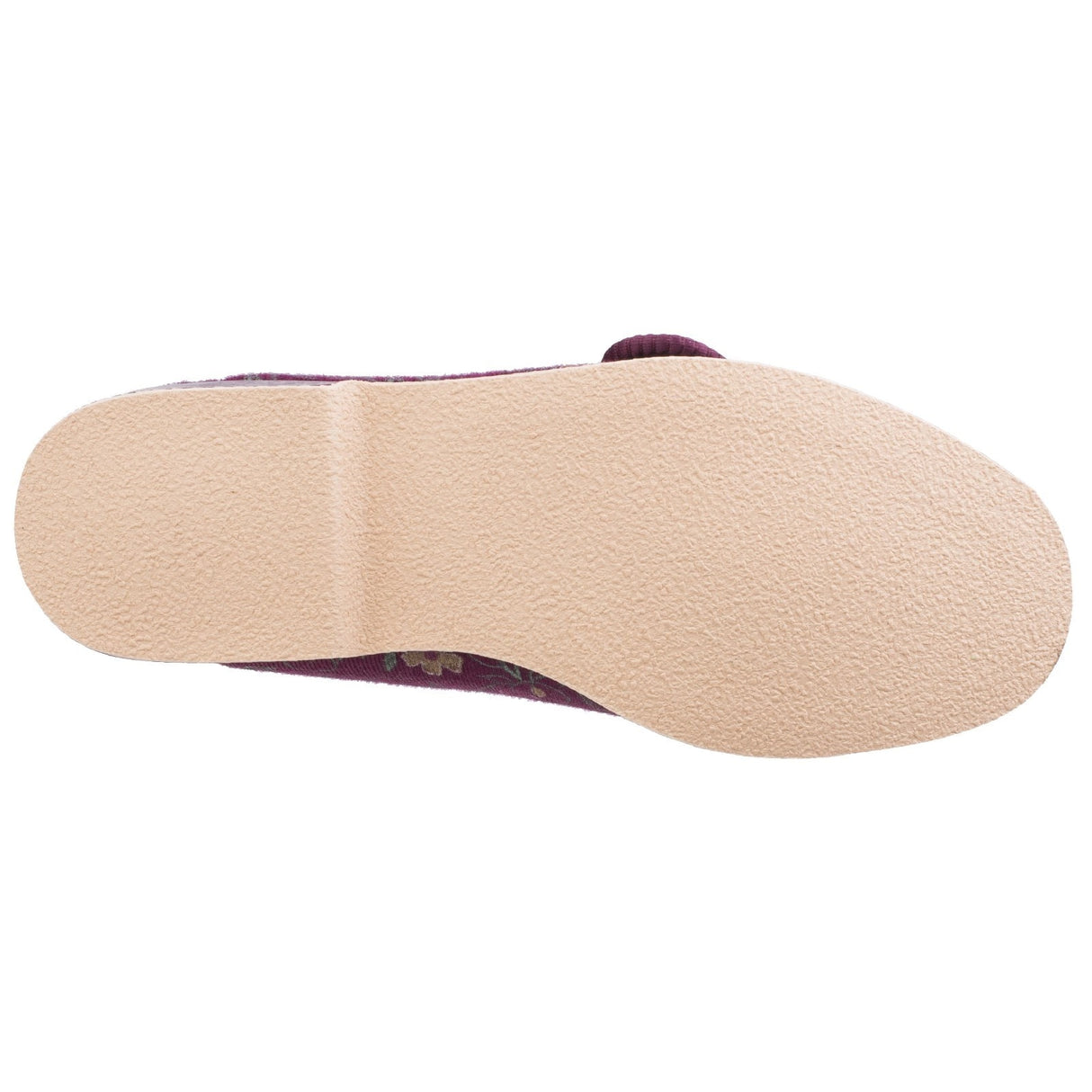 GBS Womens Wilma Ladies Wide Fit Slipper Wine