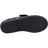 GBS Med Mens Gerald Mens Classic Slippers Black/White