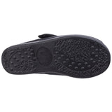 GBS Med Unisex Frenchay Ladies Classic Slippers Black