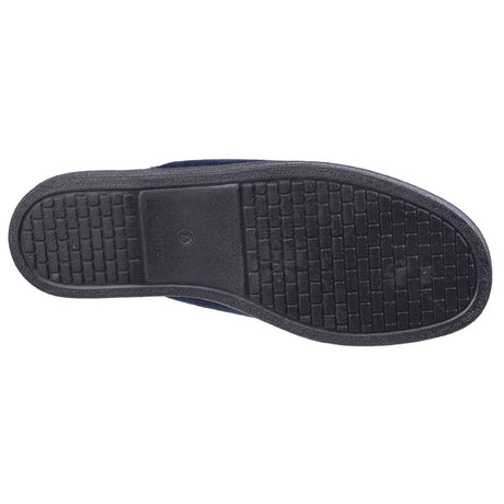 Mirak Mens Buck Mule Slipper Navy