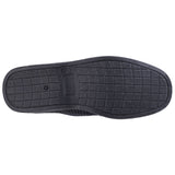 Mirak Mens Highbury Twin Gusset Slipper Navy
