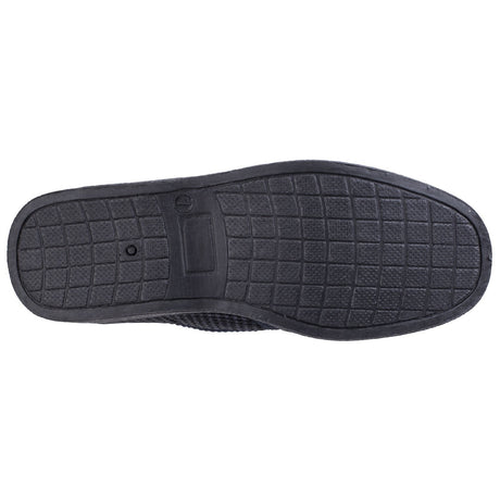 Mirak Mens Highbury Twin Gusset Slipper Navy