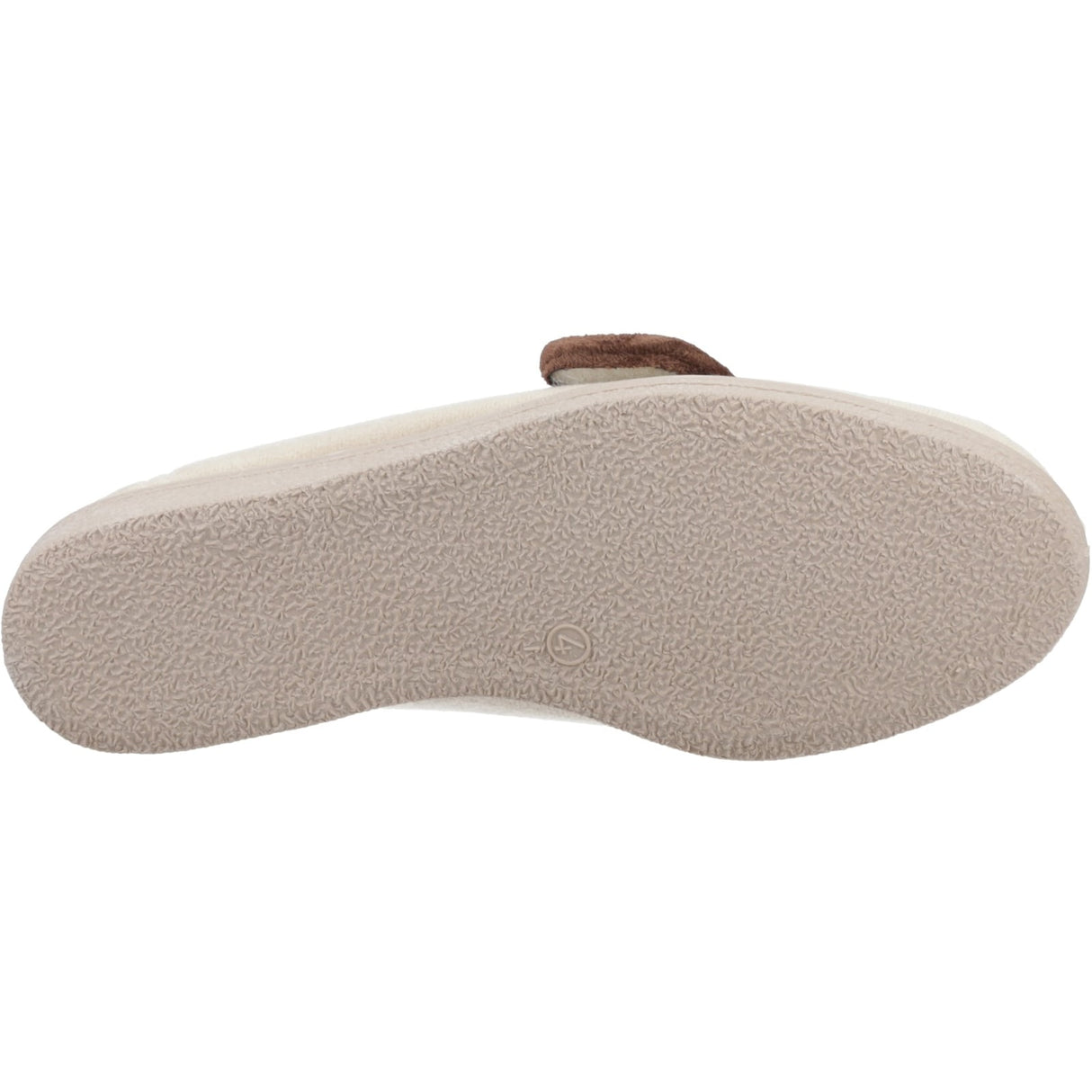 Mirak Womens Andrea Touch Fastening Slipper Beige